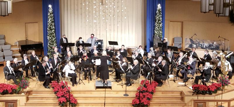 The Rehoboth Concert Band, under the direction of Sharon Still, performs at Epworth United Methodist Church in Rehoboth Beach. SUBMITTED PHOTO